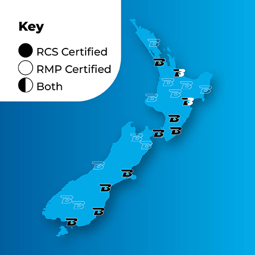 Booth's Logistics map